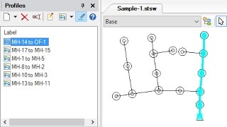 Automatic creation of profiles Long sections [upl. by Anelegna]