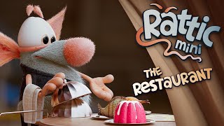 Rattic Mini – The Restaurant  Funny Cartoons For Kids [upl. by Carie261]