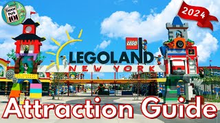 LEGOLAND New York ATTRACTION GUIDE  2024  All Rides amp Shows [upl. by Aitam830]