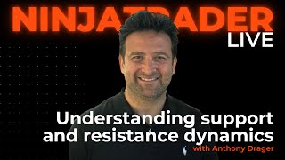 Anthony Drager explains support and resistance dynamics  NinjaTrader Live [upl. by Alecia]