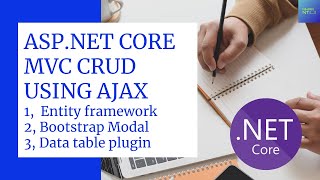 ASPNET CORE MVC CRUD using AJAX with Entity Framework  DB First approach  bootstrap modal popup [upl. by Ernesto953]