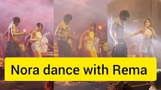 Rema Dance with Nora Fatehi ❤️🔥 [upl. by Sarene958]