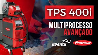 TPS 400i Fronius  Máquina de Solda Multiprocesso [upl. by Ruhtra961]