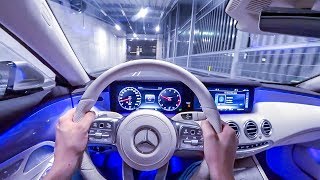 2019 Mercedes Benz S 560 Coupé 469PS NIGHT POV DRIVE Onboard 60FPS [upl. by Sarat173]