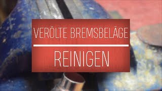 Verölte Bremsbeläge reinigensäubern 🛠 Heimwerker SPEZIAL [upl. by Garey]