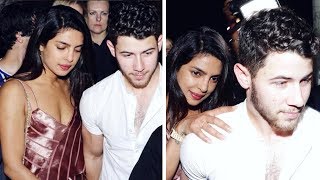 Nick Jonas PROTECTS Priyanka Chopra From Mob At Bachelorette Party [upl. by Letreece]