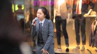 Girls Day Minah Predebut  Irreplaceable Beyonce Cover Myeongdong Ver [upl. by Odine]