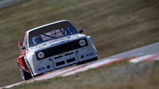 Dan Minton MK2 Escort Thundersaloon Modified Fords Group A race 1 Brands Hatch 150924 [upl. by Irpac]