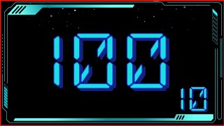 100 SECOND LED DISPLAY COUNTDOWN TIMER [upl. by Aidroc]