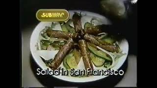 Subway Subs Commercial 1982 USA [upl. by Ardnohs]