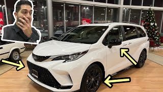 WOW The 2022 Toyota Sienna hybrid XSE is the HOTTEST minivan ever [upl. by Tanaka]