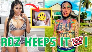 6ix9ine baby mama speaks on the STRANGE weight of their son [upl. by Onitnevuj]