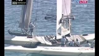 33rd Americas Cup  Race 1 Full 2010 [upl. by Anoik300]