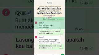 WhatsApp asli ya itu ❤️ [upl. by Alexine]