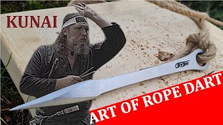 Art of Rope Dart  Knife Throwing techniques with Kunai by Master Jakub  Episode 2 [upl. by Teddie]