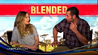 Exclusive Quizzing Adam Sandler and Drew Barrymore [upl. by Nivled99]