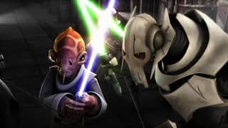 Kit Fisto amp Nahdar Vebb vs General Grievous [upl. by Anhej]