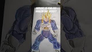 Super Vegeta Drawing  Dragon Ball Z Super Vegeta Drawing  Youtube Shorts dragonballsuperfanart [upl. by Loring]