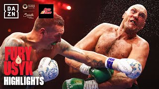 UNDISPUTED CHAMPION CROWNED  Tyson Fury vs Oleksandr Usyk Fight Highlights Ring of Fire [upl. by Htebarual]