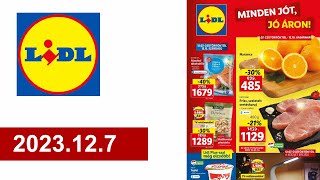 Lidl újság 2023127  akciós újság [upl. by Genny]