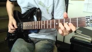 LESSON2468 Motorway Guitar solo1 [upl. by Tacye835]