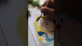 Doraemon drawing ✨️ shorts doraemon youtubeshorts forkids [upl. by Anialem]