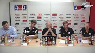 Pressekonferenz zum Spiel HBW  ThSV Eisenach [upl. by Eiliah112]