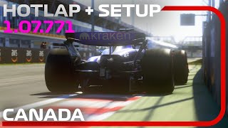 F1 24 CANADA Hotlap  Setup 107771  42th Worldwide Ranking 💪 [upl. by Nomaid]