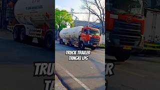 TRUCK TRAILER TANGKI LPG truck trucks trucktangki truktangki lpgudtrucks trucktrailertrailer [upl. by Atteugram]