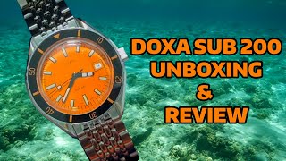 Doxa Sub 200 Dive Watch Review  Most Comfortable Watch Bracelet Ever [upl. by Sivrahc348]