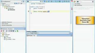 Oracle Developer  Creating Your First Java Class [upl. by Cleave]