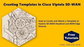 Creating Templates in Cisco Viptela SDWAN [upl. by Mya375]