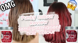 Punky Colour Semi Permanent Conditioning Hair Colour Review [upl. by Oiralih910]