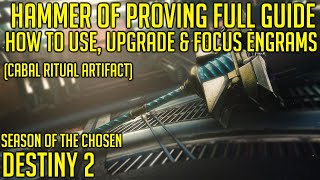 Hammer Of Proving Guide  How to Use Upgrade amp Focus Umbral Engrams  Destiny 2 [upl. by Bathilda425]