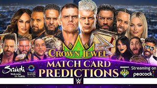 WWE Crown Jewel 2024  Match Card Predictions [upl. by Hinze538]