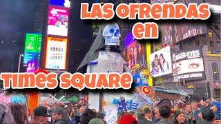 Vive la tradición mexicana en el corazón de Nueva York ofrendas de Día de Muertos en Times Square [upl. by Mosera]