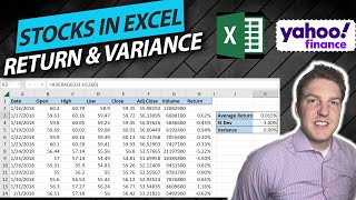 How to Calculate Return on Stock in Excel [upl. by Squires]