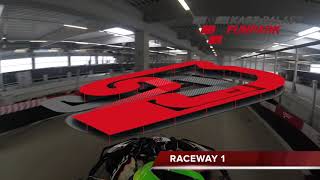 Kart Palast Funpark RACEWAY 1 550m Streckenlänge [upl. by Selimah964]