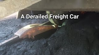 Re Railing a Derailed Hopper Car [upl. by Ahcsrop368]