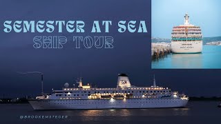 SEMESTER AT SEA  SHIP TOUR [upl. by Rustice612]