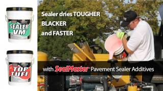 SealMaster Pavement Sealer Additives — Asphalt Sealcoating [upl. by Barnaby267]