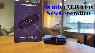 Unboxing And Review TWS Monster AIRMARS XKT08 Pro Gaming  monster tws unboxing review earphone [upl. by Wina736]