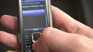 How To Restore A Nokia 7210C Supernova Cell Phone To Factory Settings [upl. by Nhepets]