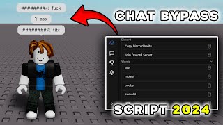 NEW ROBLOX CHAT BYPASS SCRIPT WORKING 2024 SWEARING  CURSING [upl. by Coke]