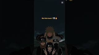 New team 7 vs old Team 7 🔥 naruto animeedit kakashi minato narutopower [upl. by Nerval]