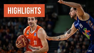 Highlights Ratiopharm Ulm vs Rostock Seawolves Saison 202324 [upl. by Nylecsoj]