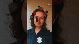 Lotus Face Filter made with 8thWall webar augmentedreality web web3development facefilter [upl. by Odlavu664]