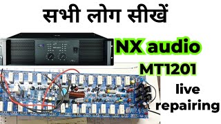 MT 1201 amplifier live repairing lesson 10 part 1amplifire a2ztechnical [upl. by Rinum]