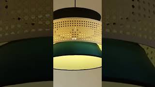 Bamboo Pendant Light Bamboo Lampshade Hanging Lamp Wicker Rattan Lampshade [upl. by Notsur76]