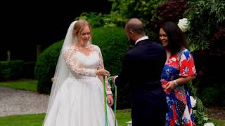 Handfasting  outdoor wedding ceremony [upl. by Vasiliki]